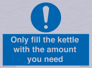 Only fill the kettle with the amount you need